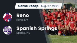 Recap: Reno  vs. Spanish Springs  2021