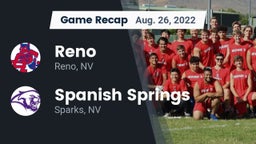 Recap: Reno  vs. Spanish Springs  2022