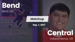 Matchup: Bend  vs. Central  2017