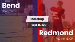 Matchup: Bend  vs. Redmond  2017