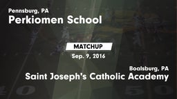 Matchup: Perkiomen vs. Saint Joseph's Catholic Academy 2016