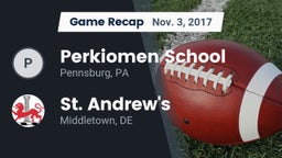Recap: Perkiomen School vs. St. Andrew's  2017