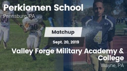 Matchup: Perkiomen vs. Valley Forge Military Academy & College 2019