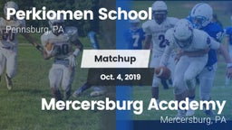 Matchup: Perkiomen vs. Mercersburg Academy 2019