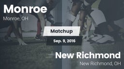 Matchup: Monroe  vs. New Richmond  2016