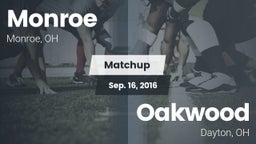 Matchup: Monroe  vs. Oakwood  2016