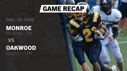 Recap: Monroe  vs. Oakwood  2016