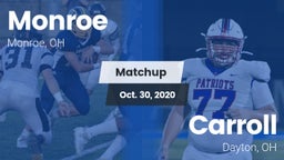 Matchup: Monroe  vs. Carroll  2020
