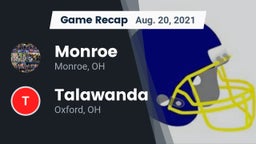Recap: Monroe  vs. Talawanda  2021