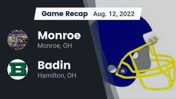 Recap: Monroe  vs. Badin  2022