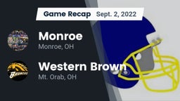 Recap: Monroe  vs. Western Brown  2022