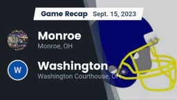 Recap: Monroe  vs. Washington  2023