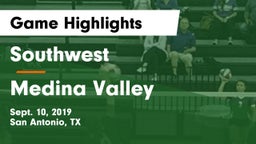 Southwest  vs Medina Valley  Game Highlights - Sept. 10, 2019