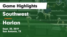 Southwest  vs Harlan  Game Highlights - Sept. 20, 2019