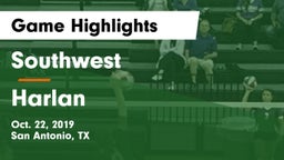 Southwest  vs Harlan  Game Highlights - Oct. 22, 2019