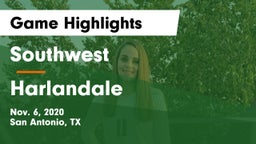 Southwest  vs Harlandale  Game Highlights - Nov. 6, 2020