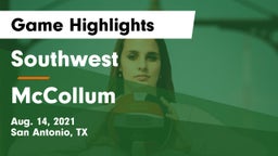Southwest  vs McCollum  Game Highlights - Aug. 14, 2021