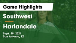 Southwest  vs Harlandale  Game Highlights - Sept. 28, 2021