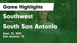 Southwest  vs South San Antonio Game Highlights - Sept. 23, 2022