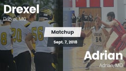 Matchup: Drexel  vs. Adrian  2018