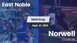 Matchup: East Noble High vs. Norwell  2019