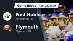 Recap: East Noble  vs. Plymouth  2020