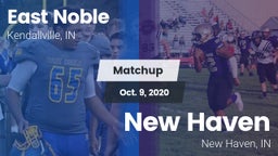 Matchup: East Noble High vs. New Haven  2020