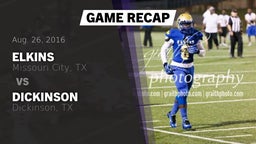 Recap: Elkins  vs. Dickinson  2016