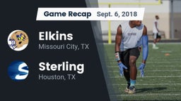 Recap: Elkins  vs. Sterling  2018