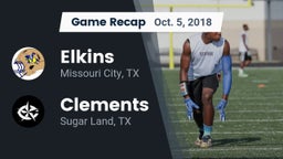 Recap: Elkins  vs. Clements  2018