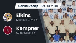 Recap: Elkins  vs. Kempner  2018