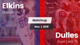 Matchup: Elkins  vs. Dulles  2018