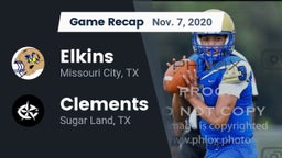 Recap: Elkins  vs. Clements  2020