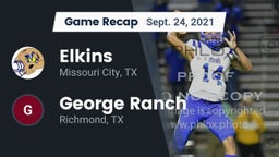 Recap: Elkins  vs. George Ranch  2021