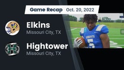 Recap: Elkins  vs. Hightower  2022