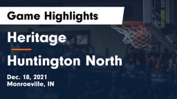 Heritage  vs Huntington North  Game Highlights - Dec. 18, 2021