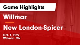 Willmar  vs New London-Spicer  Game Highlights - Oct. 4, 2022