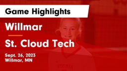 Willmar  vs St. Cloud Tech Game Highlights - Sept. 26, 2023