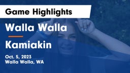 Walla Walla  vs Kamiakin Game Highlights - Oct. 5, 2023