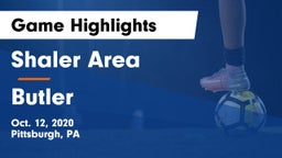 Shaler Area  vs Butler  Game Highlights - Oct. 12, 2020