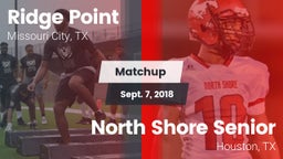 Matchup: Ridge Point vs. North Shore Senior  2018