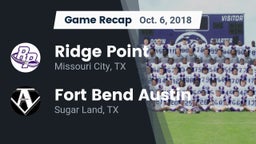 Recap: Ridge Point  vs. Fort Bend Austin  2018
