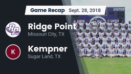 Recap: Ridge Point  vs. Kempner  2018