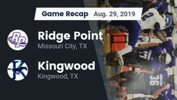 Recap: Ridge Point  vs. Kingwood  2019