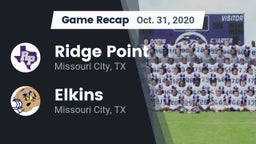 Recap: Ridge Point  vs. Elkins  2020