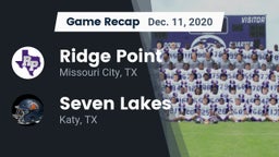Recap: Ridge Point  vs. Seven Lakes  2020