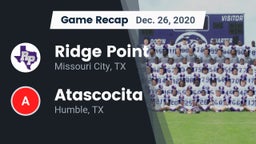 Recap: Ridge Point  vs. Atascocita  2020