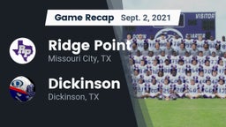 Recap: Ridge Point  vs. Dickinson  2021