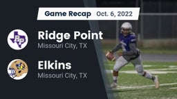 Recap: Ridge Point  vs. Elkins  2022