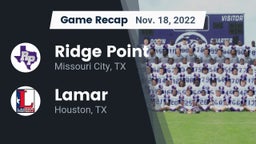 Recap: Ridge Point  vs. Lamar  2022